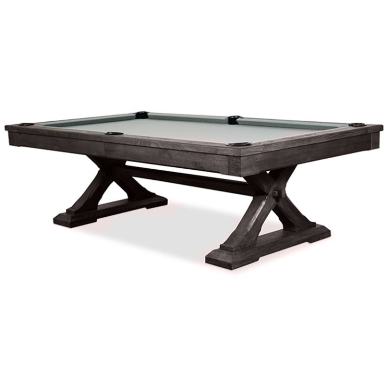 The Hamilton Dining Pool Table 8 Foot Espresso Finish with Top