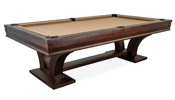 The Hamilton Dining Pool Table 8 Foot Espresso Finish With Top