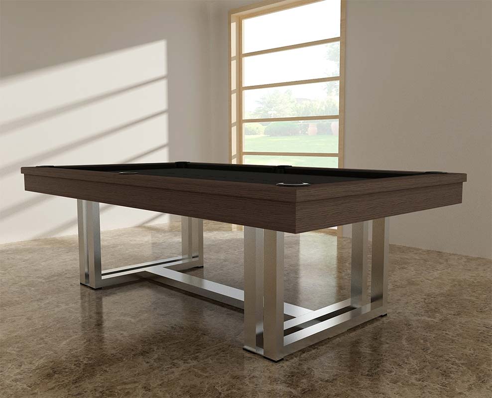 Trillium Imperial 8 Ft Pool Table Contemporary Look Charcoal Finish