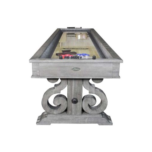 Barnstable 12 ft. Shuffleboard Table Silver