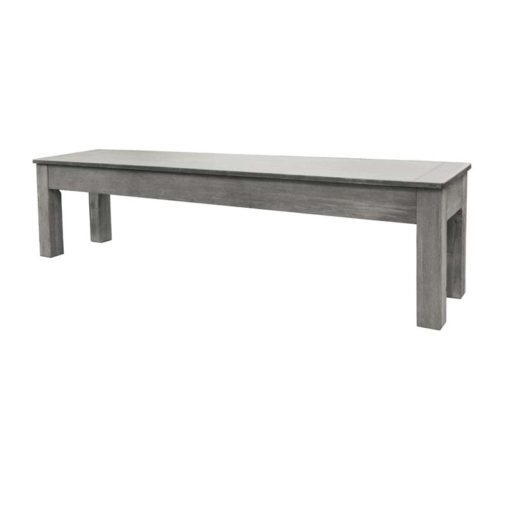 Silver Mist 76 inch Long Bench